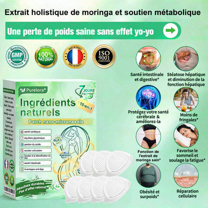 💖 𝑷𝒉𝒂𝒓𝒎𝒂𝒄𝒊𝒆 𝑶𝒇𝒇𝒊𝒄𝒊𝒆𝒍𝒍𝒆 💖 | 🇫🇷 Purelora® Patch Nano Microneedle 10-en-1 aux ingrédients naturels ✅ Aide à gérer le poids, soutient cœur, glycémie, intestin & articulations, raffermit la peau et booste l’énergie.