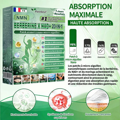 🏥🏥Pharmacie en ligne française🇫🇷 p𝒖𝒓𝒆𝒍𝒐𝒓𝒂® NAD × 𝑬𝑮𝑪𝑮 20-𝒆𝒏-𝟏 𝐏𝐚𝙩𝙘𝙝 𝙈𝙞𝙘𝙧𝙤𝙣é𝙚𝒅𝒍𝒆 𝑨𝒗𝒂𝐧𝐜é 𝙉𝙖𝒏𝒐 (𝐔𝐧𝐞 𝐬𝐞𝐮𝐥𝐞 𝐟𝐨𝐢𝐬 𝐩𝐚𝐫 𝐣𝐨𝐮𝐫, 𝐜𝐡𝐚𝐧𝐠𝐞𝐦𝐞𝐧𝐭𝐬 𝐯𝐢𝐬𝐢𝐛𝐥𝐞𝐬 𝐞𝐧 𝟕 𝐣𝐨𝐮𝐫𝐬) ✅𝐏𝐨𝐮𝐫 𝐥’𝐨𝐛é𝐬𝐢𝐭é, 🅟🅔🅐🅤 🅡🅔🅛â🅒🅗é🅔,𝐝𝐢𝐚𝐛è𝐭𝐞, 𝐚𝐩𝐧é𝐞 𝐝𝐮 𝐬𝐨𝐦𝐦𝐞𝐢𝐥, 𝐩𝐫𝐨𝐛𝐥è𝐦𝐞𝐬 𝐚𝐫𝐭𝐢𝐜𝐮𝐥𝐚𝐢𝐫𝐞𝐬, 𝐞𝐭 𝐛𝐢𝐞𝐧 𝐩𝐥𝐮𝐬