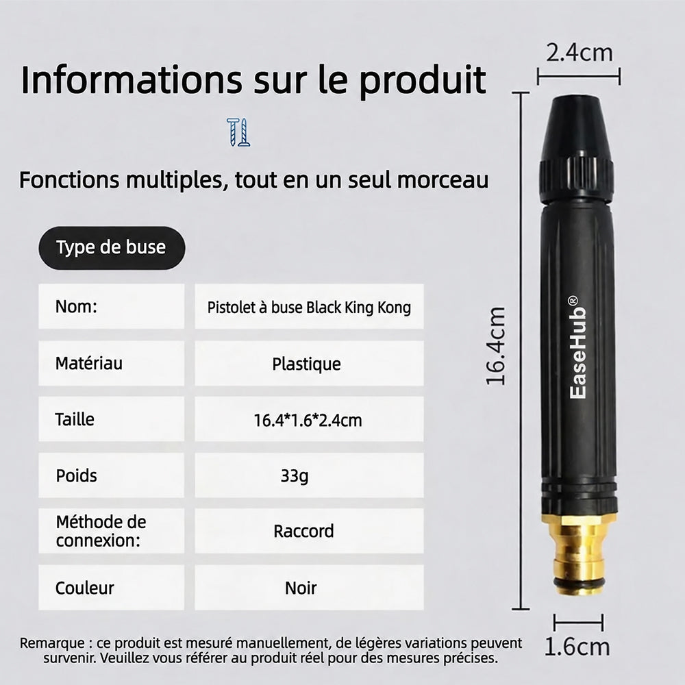 🚗 DERNIER JOUR -80 % ✨ Pulvérisateur haute pression puissant pour la maison, la voiture et le jardin