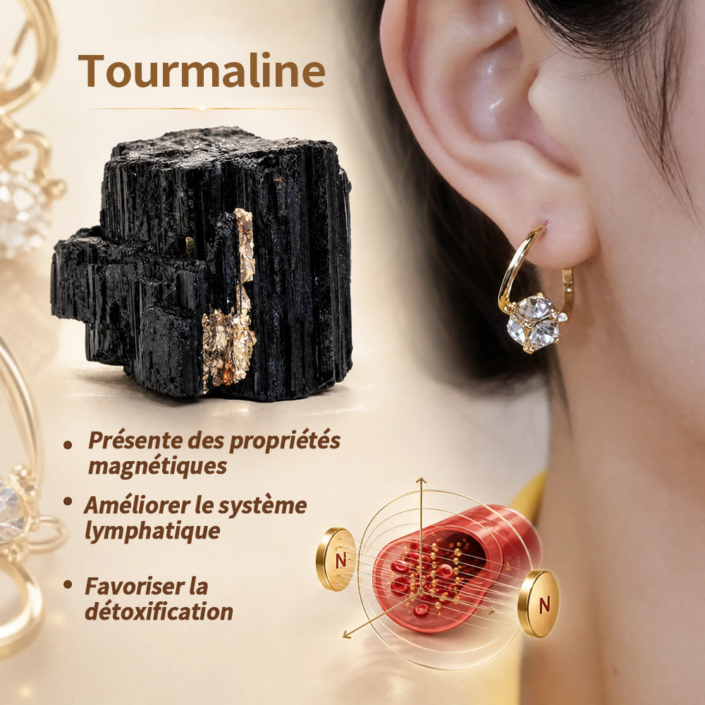 🔥 DERNIER JOUR DE PROMO -80% DE RÉDUCTION - 💎 𝐂𝐙𝐓𝐈𝐂𝐋𝐄® 𝐋𝐲𝐦𝐩𝐡𝐯𝐢𝐭𝐲 Boucles d'oreilles en germanium Lymphvity à magnétothérapie
