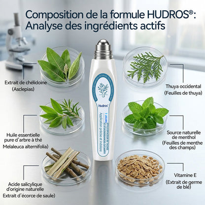 Boutique officielle de la marque | Hudros® 7 Jours Effaceur de taches et d’excroissances cutanées(Zéro douleur, zéro cicatrice – Roller)👍