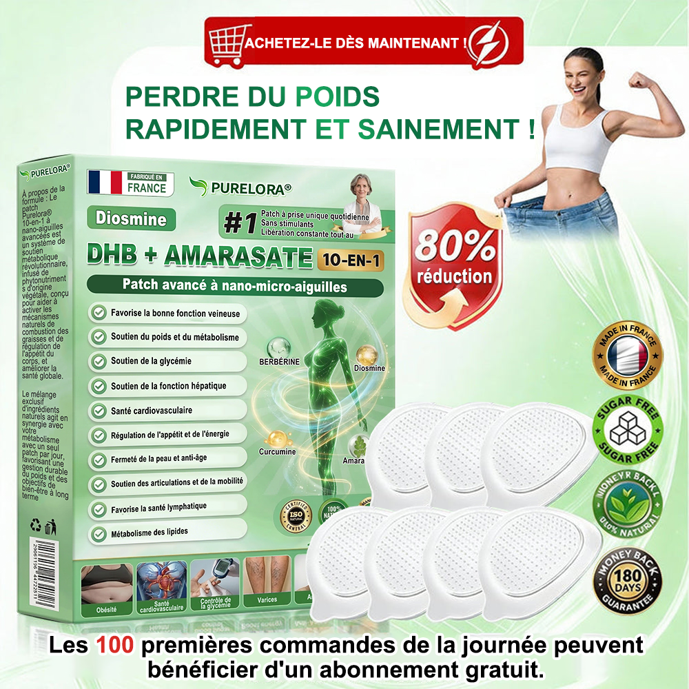 💎𝐏𝐮𝐫𝐞𝐥𝐨𝐫𝐚® 𝐌𝐞𝐭𝐚𝐛𝐨𝐥𝐢𝐜 𝐌𝐚𝐭𝐫𝐢𝐱 – 𝐏𝐚𝐭𝐜𝐡 𝐍𝐚𝐧𝐨 à 𝐌𝐢𝐜𝐫𝐨𝐧𝐞𝐞𝐝𝐥𝐞𝐬 𝟏𝟎-𝐞𝐧-𝟏 𝐃𝐇𝐁 + 𝐀𝐦𝐚𝐫𝐚𝐬𝐚𝐭𝐞 💧𝐔𝐧𝐞 𝐬𝐞𝐮𝐥𝐞 𝐚𝐩𝐩𝐥𝐢𝐜𝐚𝐭𝐢𝐨𝐧 𝐩𝐚𝐫 𝐣𝐨𝐮𝐫 ✅𝐂𝐨𝐧𝐯𝐢𝐞𝐧𝐭 𝐚𝐮𝐱 𝐜𝐚𝐬 𝐝’𝐨𝐛é𝐬𝐢𝐭é, 𝐝𝐞 𝐫𝐞𝐥â𝐜𝐡𝐞𝐦𝐞𝐧𝐭 𝐜𝐮𝐭𝐚𝐧é, 𝐝𝐞 𝐝𝐢𝐚𝐛è𝐭𝐞, 𝐝𝐞 𝐯𝐚𝐫𝐢𝐜𝐞𝐬, 𝐝𝐞 𝐥𝐲𝐦𝐩𝐡œ𝐝è𝐦𝐞, 𝐝𝐞 𝐭𝐫𝐨𝐮𝐛𝐥𝐞𝐬 𝐝𝐮 𝐬𝐨𝐦𝐦𝐞𝐢𝐥 𝐞𝐭 𝐝𝐞 𝐝𝐨𝐮𝐥𝐞𝐮𝐫𝐬 𝐚𝐫𝐭𝐢𝐜𝐮𝐥𝐚𝐢𝐫𝐞𝐬