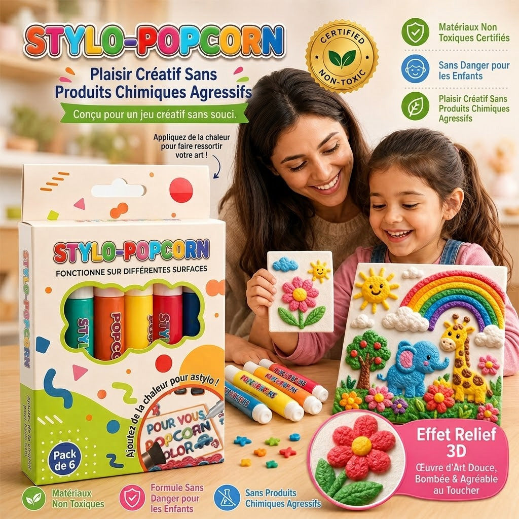 🔥 -80% aujourd’hui丨IEY® 🎨Stylo d’Art 3D – Transformez vos dessins en créations en relief