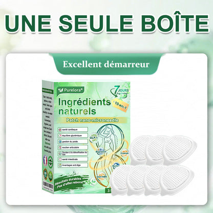 💖 𝑷𝒉𝒂𝒓𝒎𝒂𝒄𝒊𝒆 𝑶𝒇𝒇𝒊𝒄𝒊𝒆𝒍𝒍𝒆 💖 | 🇫🇷 Purelora® Patch Nano Microneedle 10-en-1 aux ingrédients naturels ✅ Aide à gérer le poids, soutient cœur, glycémie, intestin & articulations, raffermit la peau et booste l’énergie.