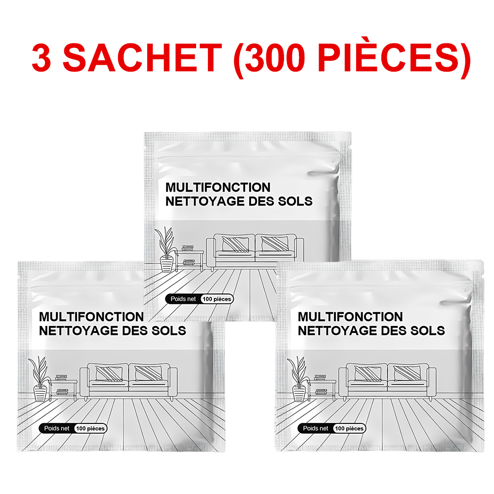 🔥 Dernier Jour -80 % | 100 Pastilles Nettoyantes Antibactériennes Multi-Surfaces