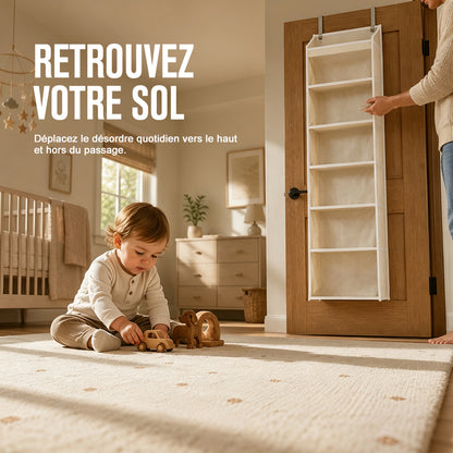 🔥 OFFRE SPÉCIALE DU JOUR | Healrize® Organiseur Suspendu de Porte avec Poches pour Rangement dans la Chambre, la Salle de Bain, la Chambre de Bébé et le Dressing