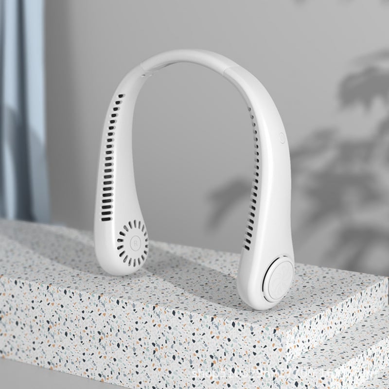 🇫🇷Dernier jour – 80 % de réduction 🔥 🍃 Ventilateur de cou portable sans pales – Refroidissement silencieux à 360° pour l’été, les voyages et les activités en plein air
