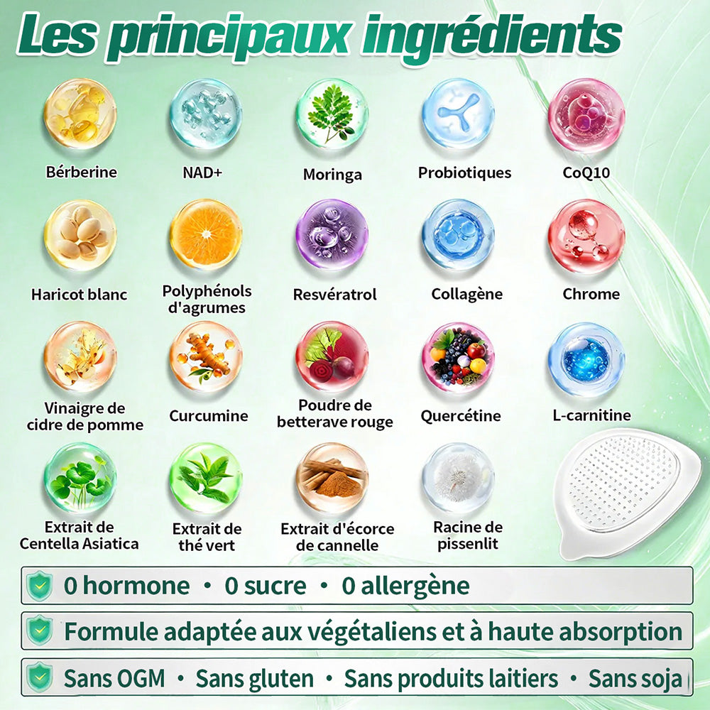 💖 𝑷𝒉𝒂𝒓𝒎𝒂𝒄𝒊𝒆 𝑶𝒇𝒇𝒊𝒄𝒊𝒆𝒍𝒍𝒆 💖 | 🇫🇷 Purelora® Patch Nano Microneedle 10-en-1 aux ingrédients naturels ✅ Aide à gérer le poids, soutient cœur, glycémie, intestin & articulations, raffermit la peau et booste l’énergie.