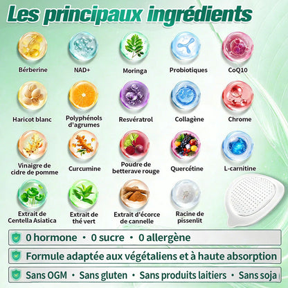 💖 𝑷𝒉𝒂𝒓𝒎𝒂𝒄𝒊𝒆 𝑶𝒇𝒇𝒊𝒄𝒊𝒆𝒍𝒍𝒆 💖 | 🇫🇷 Purelora® Patch Nano Microneedle 10-en-1 aux ingrédients naturels ✅ Aide à gérer le poids, soutient cœur, glycémie, intestin & articulations, raffermit la peau et booste l’énergie.