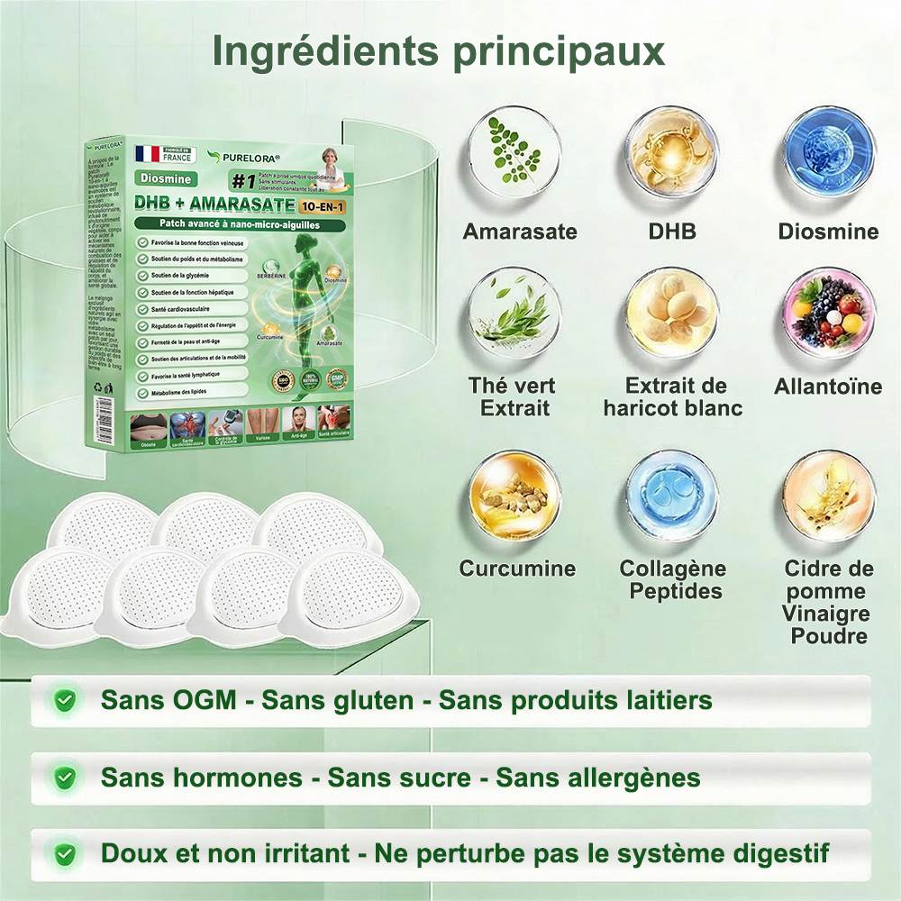 💎𝐏𝐮𝐫𝐞𝐥𝐨𝐫𝐚® 𝐌𝐞𝐭𝐚𝐛𝐨𝐥𝐢𝐜 𝐌𝐚𝐭𝐫𝐢𝐱 – 𝐏𝐚𝐭𝐜𝐡 𝐍𝐚𝐧𝐨 à 𝐌𝐢𝐜𝐫𝐨𝐧𝐞𝐞𝐝𝐥𝐞𝐬 𝟏𝟎-𝐞𝐧-𝟏 𝐃𝐇𝐁 + 𝐀𝐦𝐚𝐫𝐚𝐬𝐚𝐭𝐞 💧𝐔𝐧𝐞 𝐬𝐞𝐮𝐥𝐞 𝐚𝐩𝐩𝐥𝐢𝐜𝐚𝐭𝐢𝐨𝐧 𝐩𝐚𝐫 𝐣𝐨𝐮𝐫 ✅𝐂𝐨𝐧𝐯𝐢𝐞𝐧𝐭 𝐚𝐮𝐱 𝐜𝐚𝐬 𝐝’𝐨𝐛é𝐬𝐢𝐭é, 𝐝𝐞 𝐫𝐞𝐥â𝐜𝐡𝐞𝐦𝐞𝐧𝐭 𝐜𝐮𝐭𝐚𝐧é, 𝐝𝐞 𝐝𝐢𝐚𝐛è𝐭𝐞, 𝐝𝐞 𝐯𝐚𝐫𝐢𝐜𝐞𝐬, 𝐝𝐞 𝐥𝐲𝐦𝐩𝐡œ𝐝è𝐦𝐞, 𝐝𝐞 𝐭𝐫𝐨𝐮𝐛𝐥𝐞𝐬 𝐝𝐮 𝐬𝐨𝐦𝐦𝐞𝐢𝐥 𝐞𝐭 𝐝𝐞 𝐝𝐨𝐮𝐥𝐞𝐮𝐫𝐬 𝐚𝐫𝐭𝐢𝐜𝐮𝐥𝐚𝐢𝐫𝐞𝐬