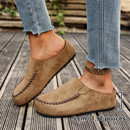 Dernier jour : -80 % 👡✨ Mules larges à bout fermé pour femme 🛋️