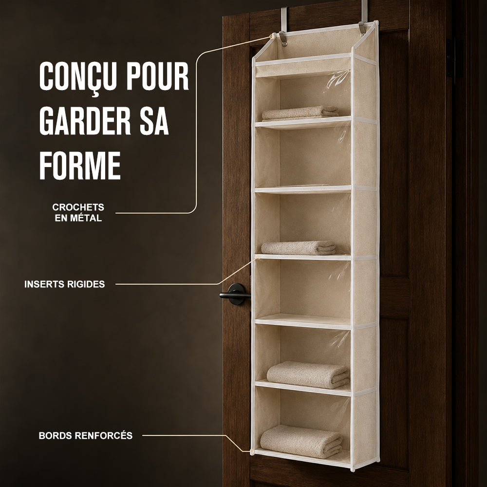 🔥 OFFRE SPÉCIALE DU JOUR | Healrize® Organiseur Suspendu de Porte avec Poches pour Rangement dans la Chambre, la Salle de Bain, la Chambre de Bébé et le Dressing