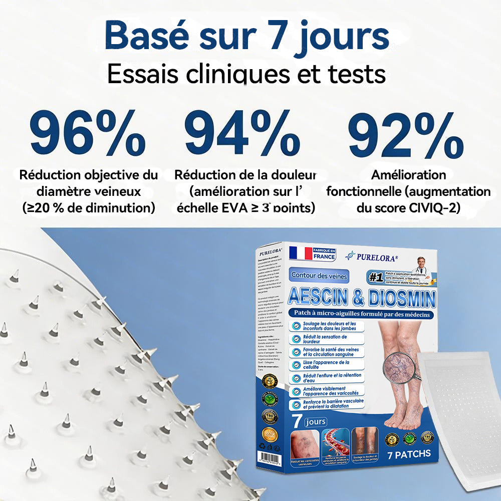 𝐏𝐮𝐫𝐞𝐥𝐨𝐫𝐚® 𝐏𝐚𝐭𝐜𝐡 𝐌𝐢𝐜𝐫𝐨-𝐀𝐢𝐠𝐮𝐢𝐥𝐥𝐞𝐬 𝐂𝐨𝐧𝐭𝐨𝐮𝐫 𝐝𝐞𝐬 𝐕𝐞𝐢𝐧𝐞𝐬 𝐚𝐮 𝐃𝐢𝐨𝐬𝐦𝐢𝐧𝐞 & 𝐀𝐞𝐬𝐜𝐢𝐧𝐞 🌿𝐑é𝐬𝐮𝐥𝐭𝐚𝐭𝐬 𝐯𝐢𝐬𝐢𝐛𝐥𝐞𝐬 𝐜𝐨𝐧𝐭𝐫𝐞 𝐥𝐞𝐬 𝐯𝐚𝐫𝐢𝐜𝐞𝐬 𝐞𝐧 𝟕 𝐣𝐨𝐮𝐫𝐬 – 𝐅𝐨𝐫𝐦𝐮𝐥𝐞 𝐯é𝐠é𝐭𝐚𝐥𝐞 𝐚𝐯𝐚𝐧𝐜é𝐞 𝐜𝐢𝐛𝐥𝐚𝐧𝐭 𝐥𝐞𝐬 𝐯𝐚𝐫𝐢𝐜𝐨𝐬𝐢𝐭é𝐬 𝐞𝐭 𝐬𝐨𝐮𝐥𝐚𝐠𝐞𝐚𝐧𝐭 𝐥𝐞𝐬 𝐣𝐚𝐦𝐛𝐞𝐬 𝐥𝐨𝐮𝐫𝐝𝐞𝐬 𝐞𝐭 𝐟𝐚𝐭𝐢𝐠𝐮é𝐞𝐬
