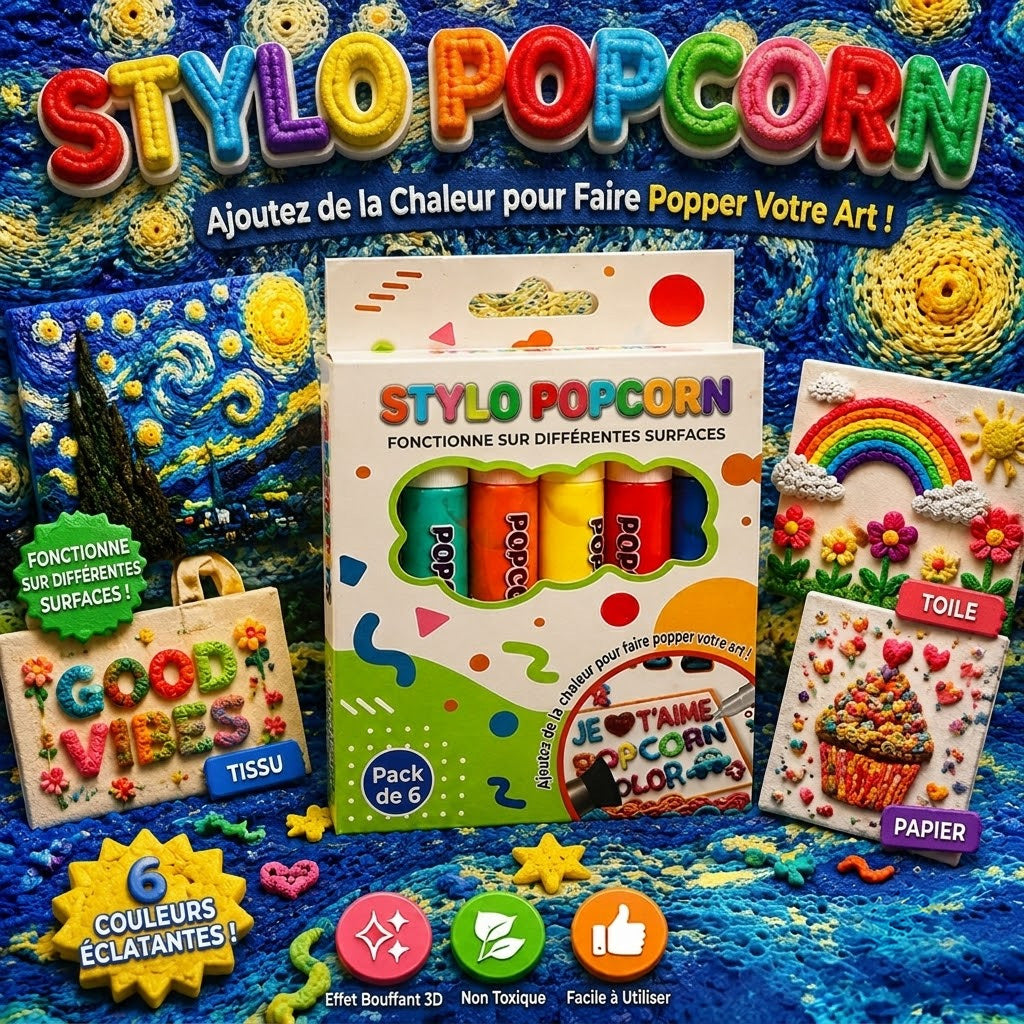 🔥 -80% aujourd’hui丨IEY® 🎨Stylo d’Art 3D – Transformez vos dessins en créations en relief