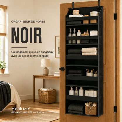 🔥 OFFRE SPÉCIALE DU JOUR | Healrize® Organiseur Suspendu de Porte avec Poches pour Rangement dans la Chambre, la Salle de Bain, la Chambre de Bébé et le Dressing