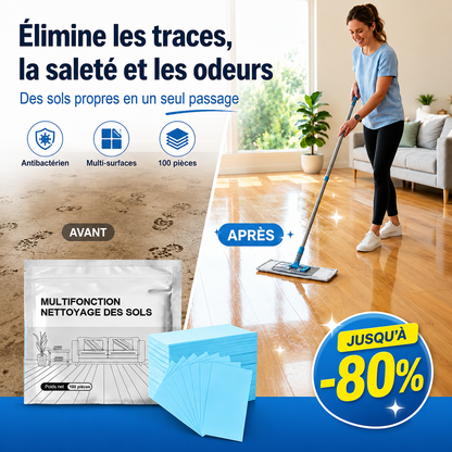 🔥 Dernier Jour -80 % | 100 Pastilles Nettoyantes Antibactériennes Multi-Surfaces
