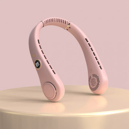 🇫🇷Dernier jour – 80 % de réduction 🔥 🍃 Ventilateur de cou portable sans pales – Refroidissement silencieux à 360° pour l’été, les voyages et les activités en plein air