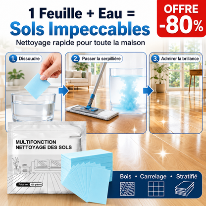 🔥 Dernier Jour -80 % | 100 Pastilles Nettoyantes Antibactériennes Multi-Surfaces
