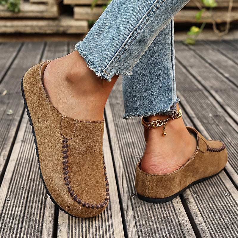 Dernier jour : -80 % 👡✨ Mules larges à bout fermé pour femme 🛋️