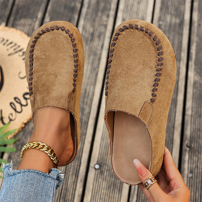 Dernier jour : -80 % 👡✨ Mules larges à bout fermé pour femme 🛋️