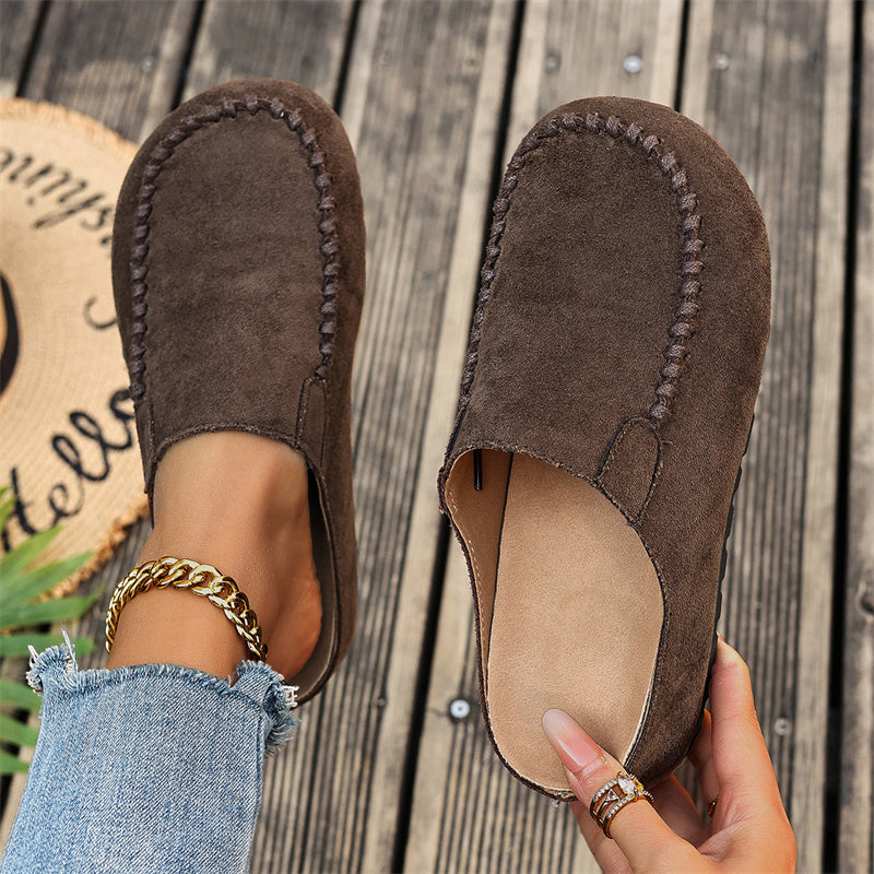 Dernier jour : -80 % 👡✨ Mules larges à bout fermé pour femme 🛋️