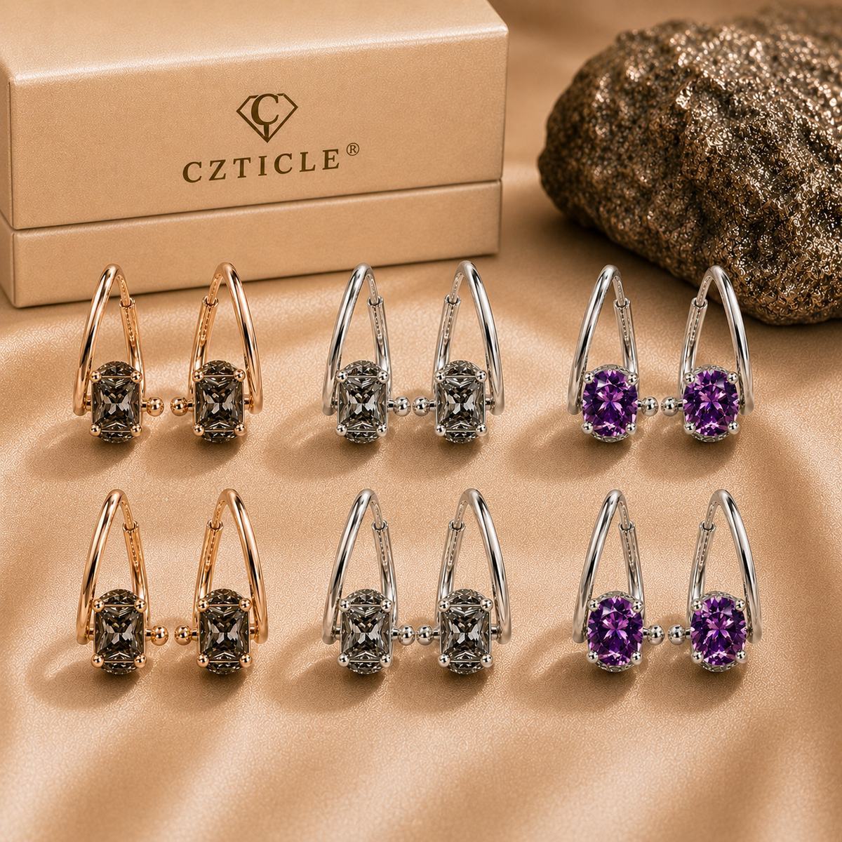 🔥 DERNIER JOUR DE PROMO -80% DE RÉDUCTION - 💎 𝐂𝐙𝐓𝐈𝐂𝐋𝐄® 𝐋𝐲𝐦𝐩𝐡𝐯𝐢𝐭𝐲 Boucles d'oreilles en germanium Lymphvity à magnétothérapie